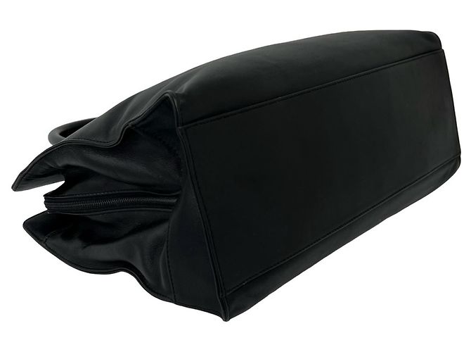 Loewe Vintage Anagram Logo Geprägte Leder Tote Bag Schwarz - Ansicht 7