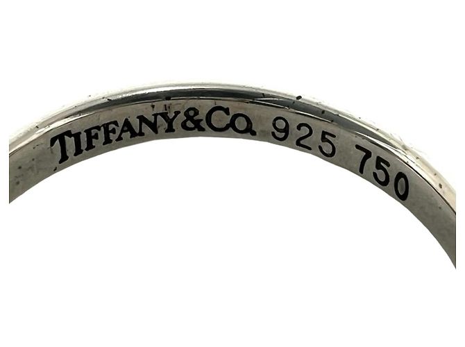 Tiffany & Co Tiffany Vintage Hook & Eye Band Ring Silber Golden - Ansicht 3