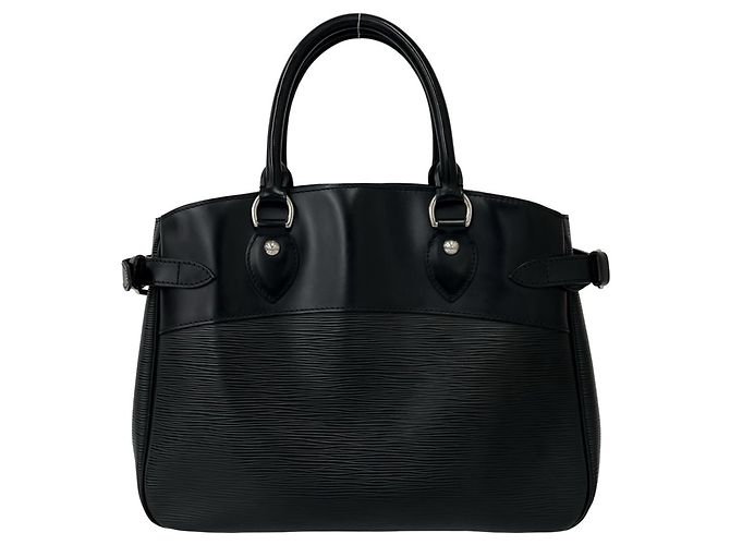 Borsa a mano Louis Vuitton Passy PM in pelle nera Nero - vista 3