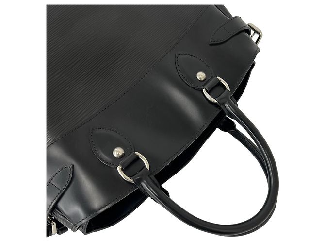 Borsa a mano Louis Vuitton Passy PM in pelle nera Nero - vista 4