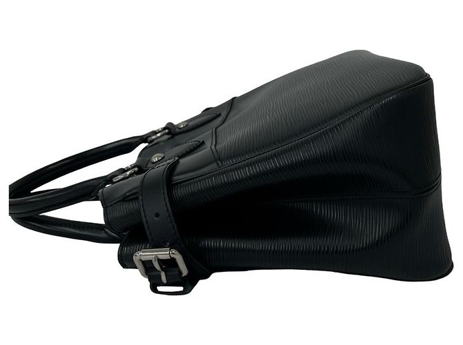 Borsa a mano Louis Vuitton Passy PM in pelle nera Nero - vista 5
