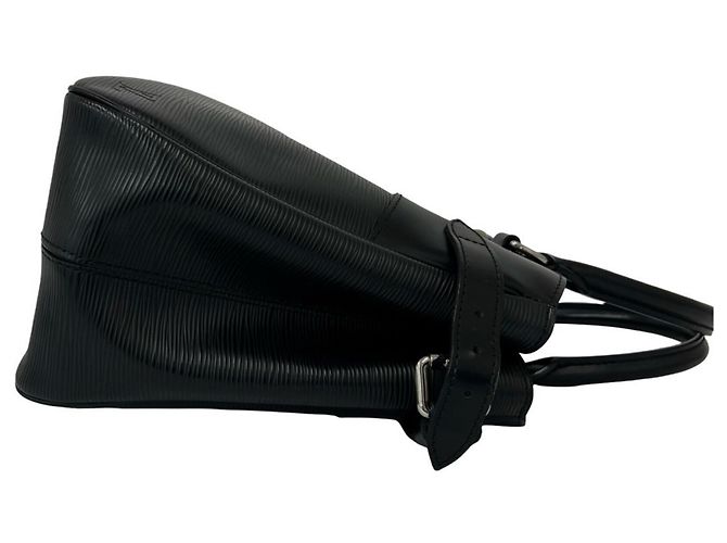 Borsa a mano Louis Vuitton Passy PM in pelle nera Nero - vista 6