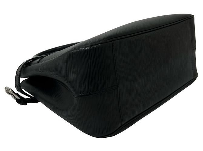 Borsa a mano Louis Vuitton Passy PM in pelle nera Nero - vista 7