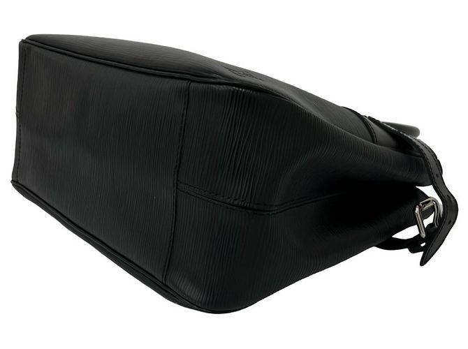 Borsa a mano Louis Vuitton Passy PM in pelle nera Nero - vista 8