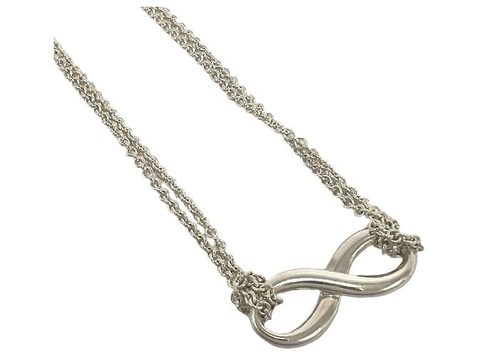 Tiffany & Co Collana Tiffany Vintage Infinity Argento - vista 4