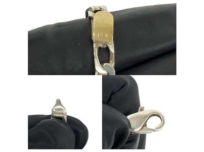 Tiffany & Co Tiffany Vintage Figaro Gliederkette Armband Silber Golden - Ansicht 3