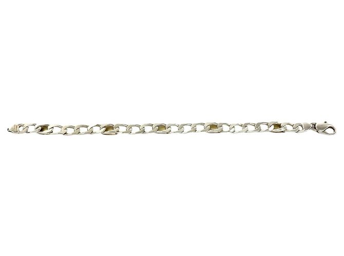 Tiffany & Co Tiffany Vintage Figaro Gliederkette Armband Silber Golden - Ansicht 6
