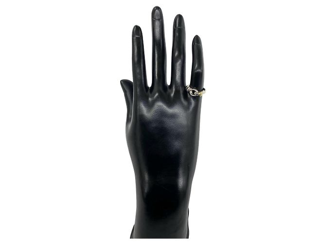 Tiffany & Co Tiffany Vintage Hook & Eye Ring Silber Golden - Ansicht 2
