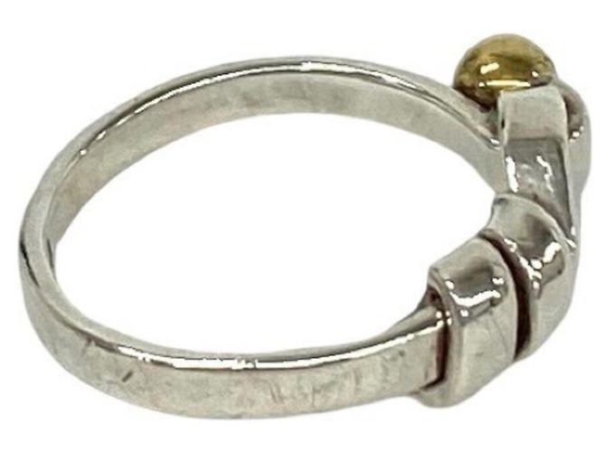 Tiffany & Co Tiffany Vintage Hook & Eye Ring Silber Golden - Ansicht 5