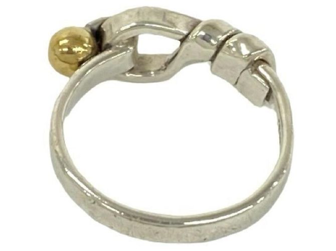 Tiffany & Co Tiffany Vintage Hook & Eye Ring Silber Golden - Ansicht 6