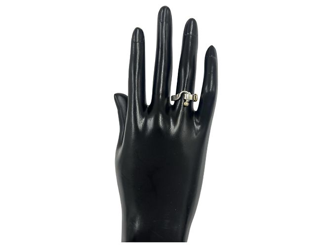 Tiffany & Co Anello Tiffany Vintage Hook & Eye Argento D'oro - vista 2