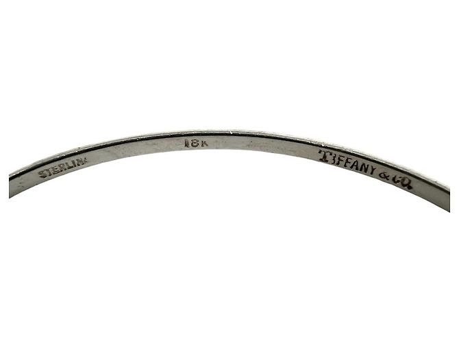 Tiffany & Co Bracciale Tiffany Vintage Hook & Eye Argento D'oro - vista 2