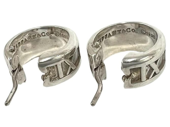 Tiffany & Co Orecchini Tiffany Vintage Atlas, Sterling Silver 925 Argento - vista 4