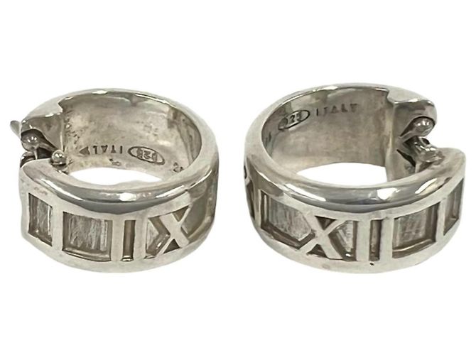 Tiffany & Co Orecchini Tiffany Vintage Atlas, Sterling Silver 925 Argento - vista 5