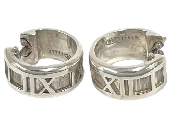 Tiffany & Co Orecchini Tiffany Vintage Atlas, Sterling Silver 925 Argento - vista 6