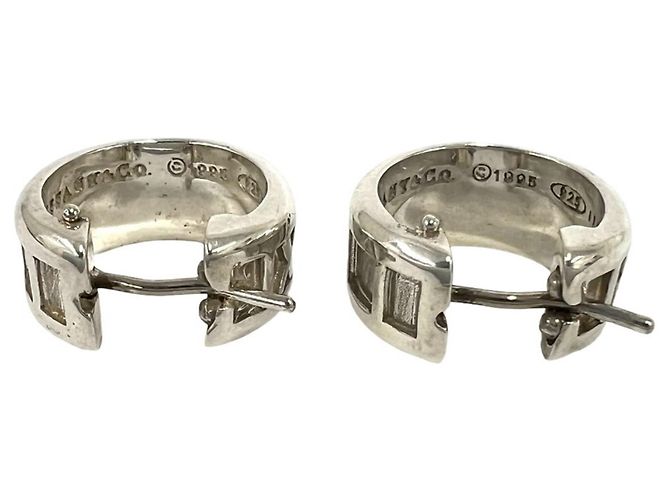 Tiffany & Co Orecchini Tiffany Vintage Atlas, Sterling Silver 925 Argento - vista 7
