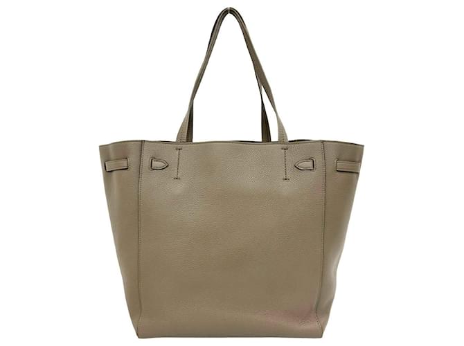 Céline Celine Cabas Phantom Small Logo Ledertasche Beige - Ansicht 3
