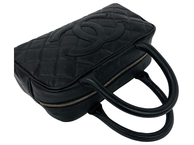 Borsa Mini Boston Chanel Nera Nero - vista 4