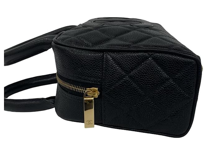 Borsa Mini Boston Chanel Nera Nero - vista 5