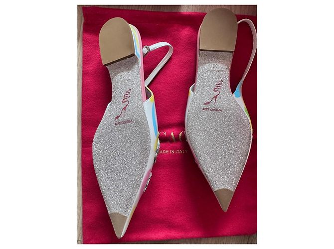 Ballerine slingback con gioielli bianche da donna Rene Caovilla Bianco Multicolore - vista 3