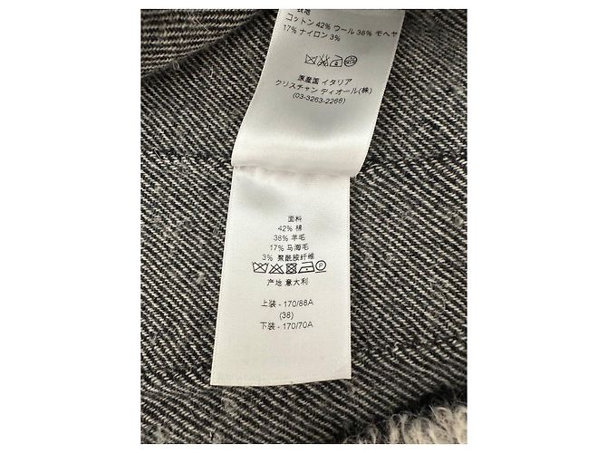 Giacca in tweed bianca e nera Christian Dior Sz.38 usata - vista 10