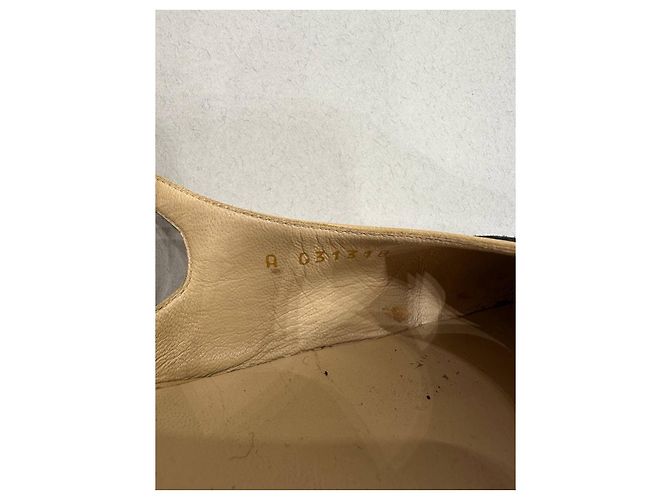 Décolleté Slingback bicolore CHANEL - EU 42 usato - vista 7
