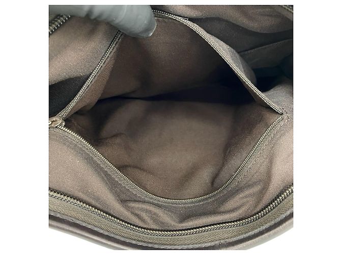 Borsa a tracolla Gucci Abbey in pelle Marrone - vista 10