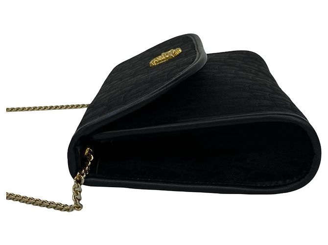 Borsa a tracolla Christian Dior in tela e pelle nera Nero - vista 5