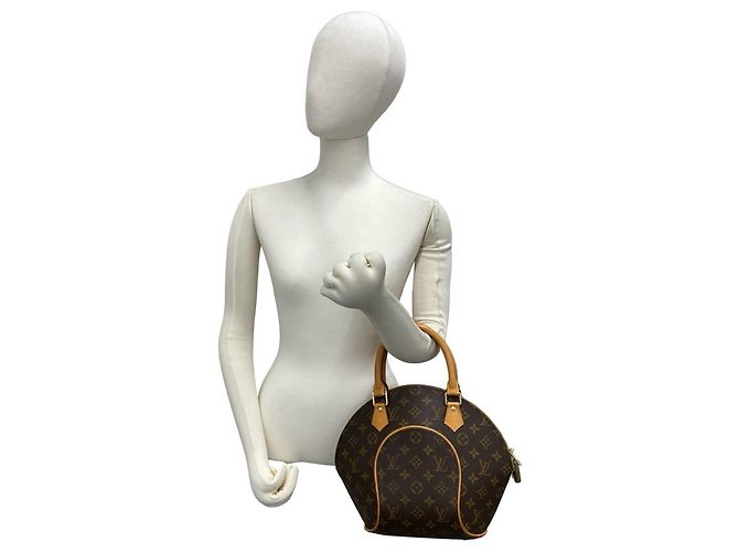 Louis Vuitton Vintage Ellipse PM Monogram Handtasche Braun - Ansicht 2