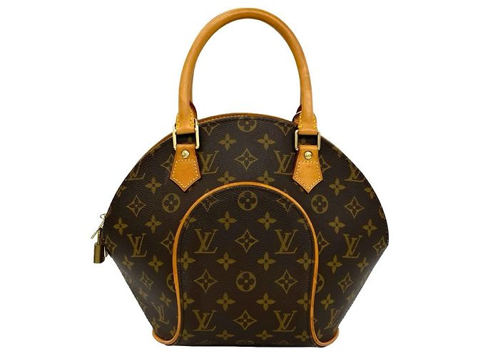 Louis Vuitton Vintage Ellipse PM Monogram Handtasche Braun - Ansicht 3