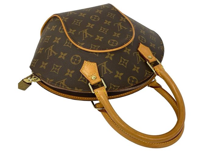 Louis Vuitton Vintage Ellipse PM Monogram Handtasche Braun - Ansicht 4