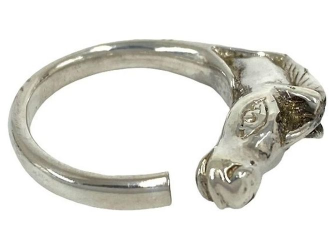 Ring Hermès Anello HERMES Vintage Cheval Horse Argento - vista 5