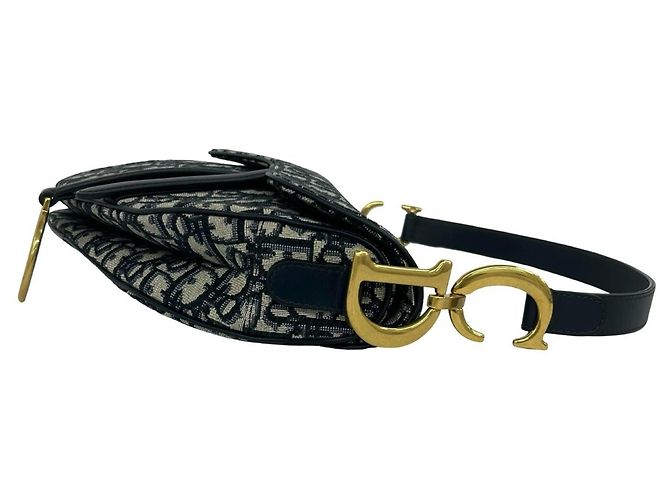 Borsa Saddle Christian Dior Navy Blu navy - vista 6