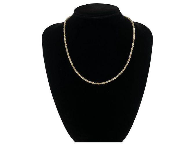 Tiffany & Co Collar Tiffany Twist Rope Plata Dorado - vista 2