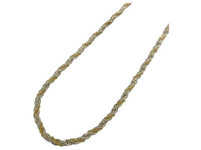 Tiffany & Co Collar Tiffany Twist Rope Plata Dorado - vista 4
