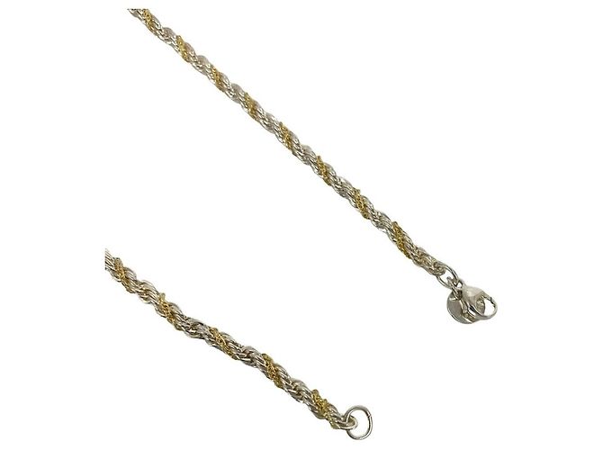Tiffany & Co Collar Tiffany Twist Rope Plata Dorado - vista 5