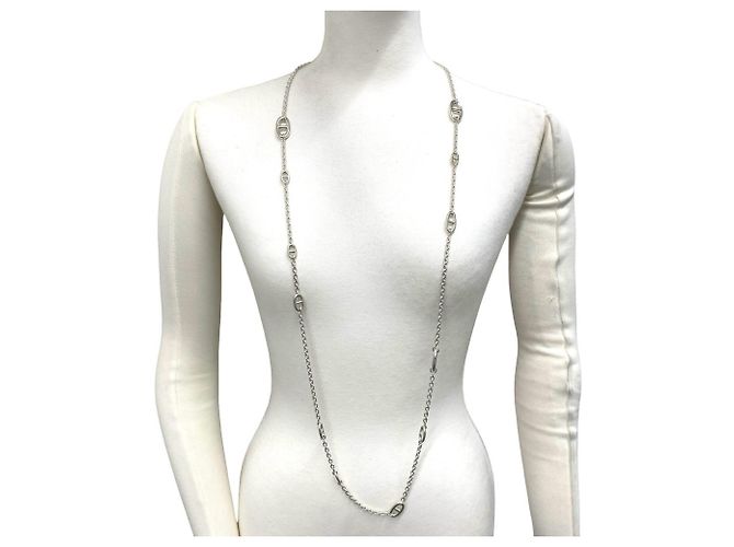 Hermès Collana HERMES Chaine d'Ancre Farandole Argento - vista 2