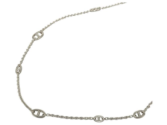 Hermès Collana HERMES Chaine d'Ancre Farandole Argento - vista 4