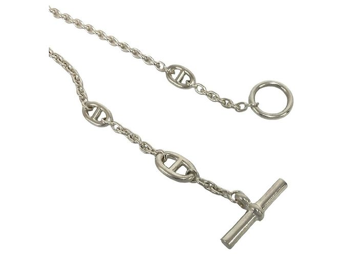 Hermès Collana HERMES Chaine d'Ancre Farandole Argento - vista 5