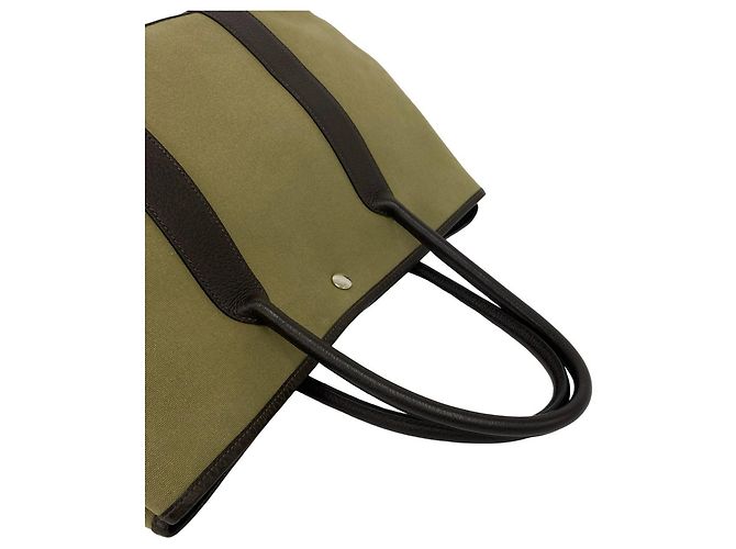 Hermès Borsa a mano Hermes Garden Party PM Marrone Cachi - vista 4