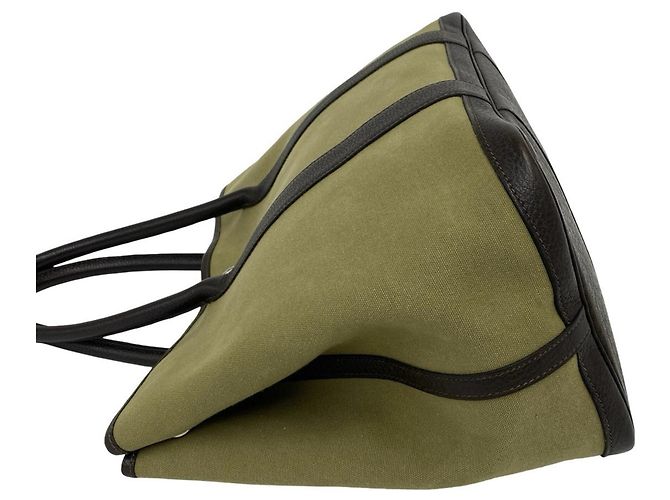 Hermès Borsa a mano Hermes Garden Party PM Marrone Cachi - vista 5