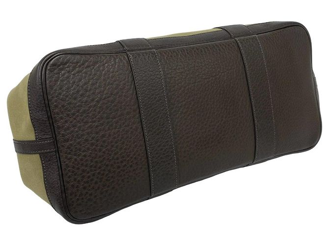 Hermès Borsa a mano Hermes Garden Party PM Marrone Cachi - vista 7