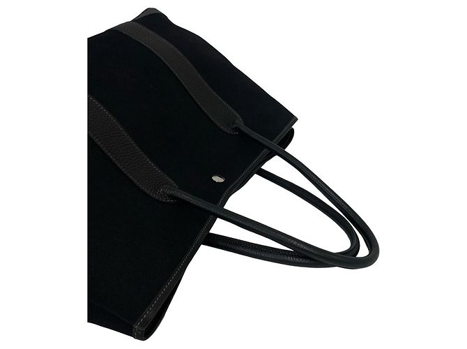 Hermès Borsa Tote Hermes Garden Party PM Nero - vista 4
