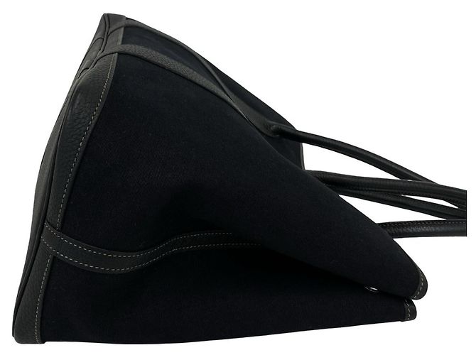 Hermès Borsa Tote Hermes Garden Party PM Nero - vista 6