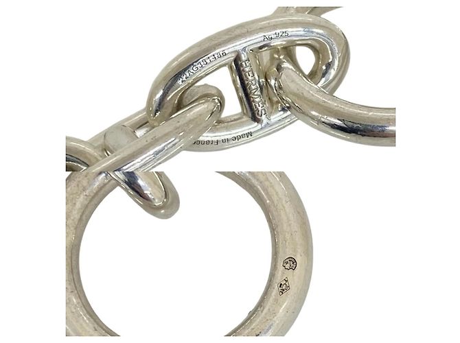 Hermès HERMES Chaine d'Ancre GM 11-Link Charm Bracelet Argento - vista 3