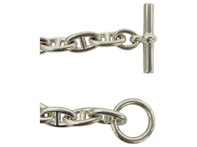 Hermès HERMES Chaine d'Ancre GM 11-Link Charm Bracelet Argento - vista 4
