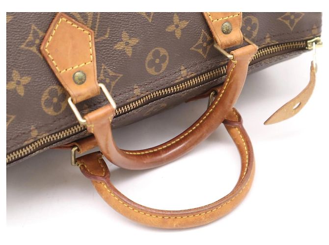 Louis Vuitton Speedy 30 Monogram Canvas Marrone - vista 6