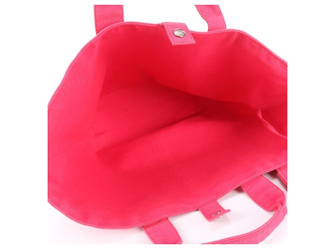 Hermès Hermes Panier de Plage PM Leather Tote Bag Rosa - vista 7