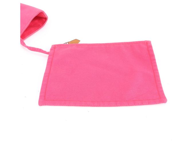 Hermès Hermes Panier de Plage PM Leather Tote Bag Rosa - vista 8