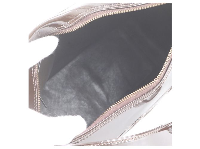 Chanel Bicolore Leather Shoulder Bag Dark brown - view 7